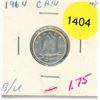 Image 1 : 1964 Canadian Ten Cent Coin