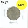 Image 1 : 1917 Canadian Twenty-Five Cent Coin