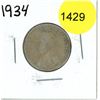 Image 1 : 1934 Canadian Twenty-Five Cent Coin