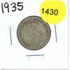 Image 1 : 1935 Canadian Twenty-Five Cent Coin