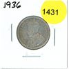 Image 1 : 1936 Canadian Twenty-Five Cent Coin