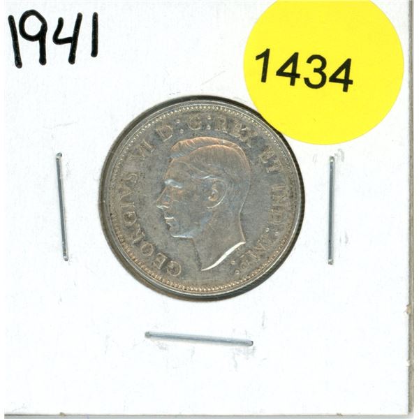 1941 Canadian Twenty-Five Cent Coin