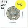 Image 1 : 1953 NSF Canadian Twenty-Five Cent Coin