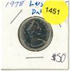 Image 1 : 1978 LD Canadian Twenty-Five Cent Coin