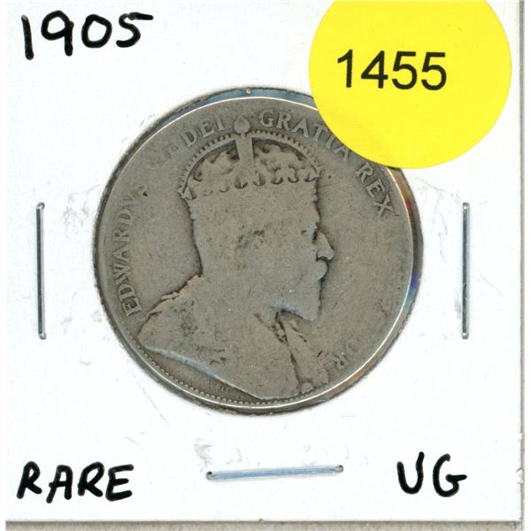 1905 Canadian Fifty Cent Coin