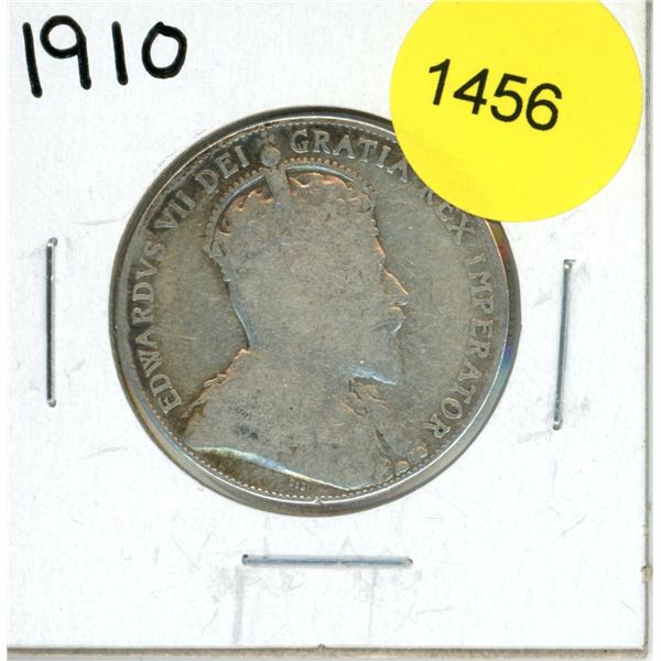 1910 Canadian Fifty Cent Coin