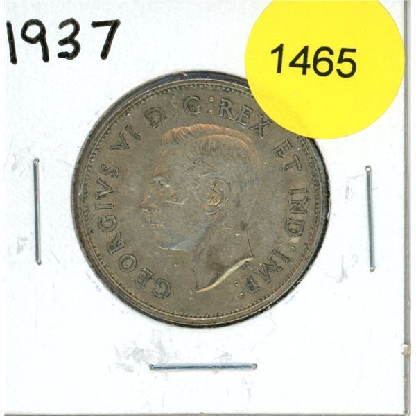 1937 Canadian Fifty Cent Coin