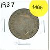 Image 1 : 1937 Canadian Fifty Cent Coin