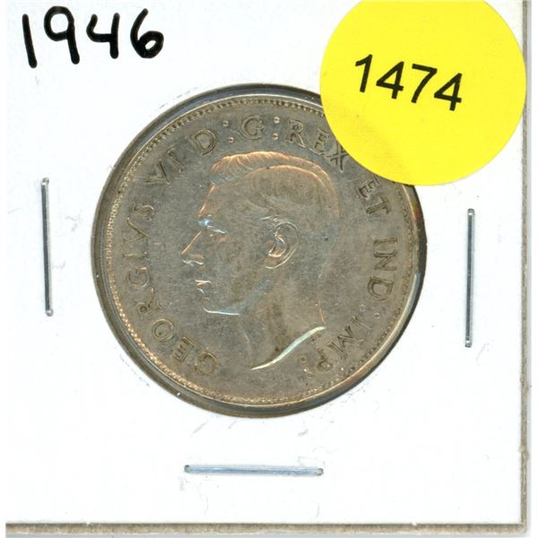 1946 Canadian Fifty Cent Coin