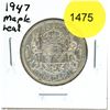 Image 1 : 1947 ML Canadian Fifty Cent Coin