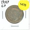 Image 1 : 1947 C7 Canadian Fifty Cent Coin