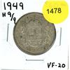 Image 1 : 1949H Canadian Fifty Cent Coin