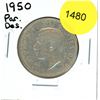 Image 1 : 1950 Par Des Canadian Fifty Cent Coin