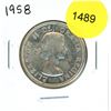 Image 1 : 1958 Canadian Fifty Cent Coin