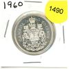 Image 1 : 1960 Canadian Fifty Cent Coin