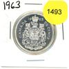 Image 1 : 1963 Canadian Fifty Cent Coin