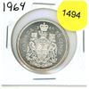 Image 1 : 1964 Canadian Fifty Cent Coin