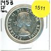 Image 1 : 1953 SF Canadian Silver Dollar