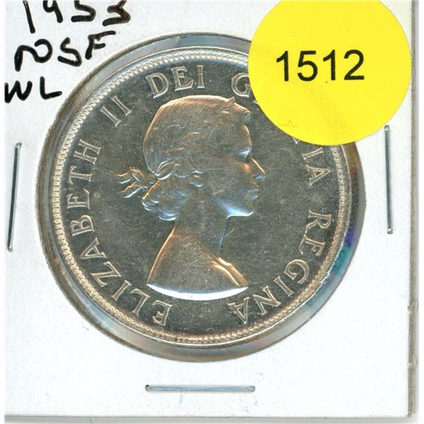 1953 NSF Canadian Silver Dollar