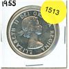 Image 1 : 1955 Canadian Silver Dollar