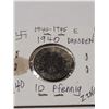 Image 2 : 1940 10 Pfenning zinc coin - Dresden, swastika