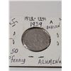 Image 1 : 1939 50 Pfenning aluminum coin - Berlin, swastika