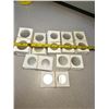 Image 4 : 2 X 2 cardboard coin holder squares - 400+ for $1.00, 50¢, 25¢ coins