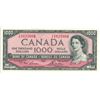 Image 1 : 1954 Canada $1000.00 ONE THOUSAND dollar bill - First of SEVEN in sequence A/K 1625894