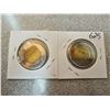 Image 1 : Lot of two Canadian $2.00 polar bear coins - 2012 & 2021