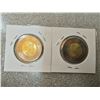 Image 2 : Lot of two Canadian $2.00 toonies - Summit series colorized and non colorized