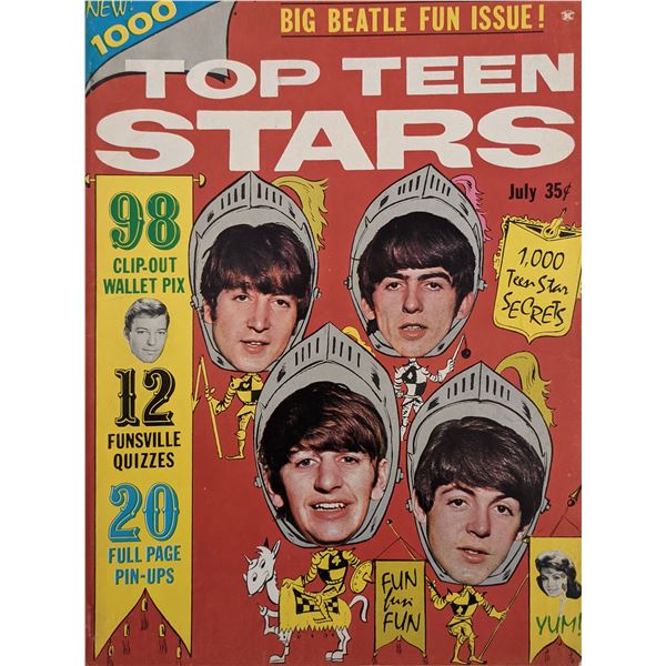 Beatles, TOP TEEN STARS Magazine July 1964 Issue