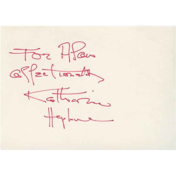 Katharine Hepburn signature cut