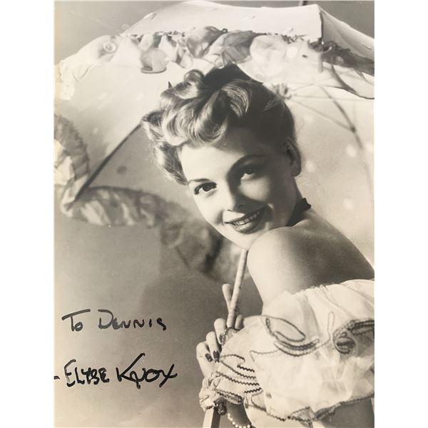 Elyse Knox signed photo