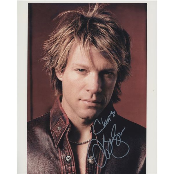 Jon Bon Jovi signed photo