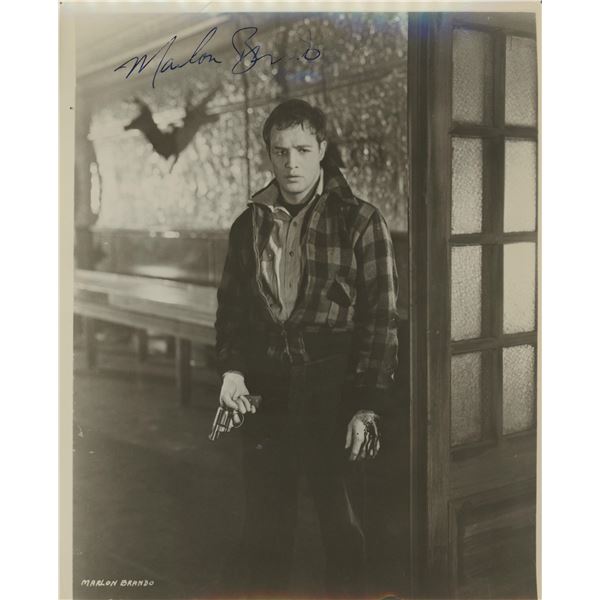 Marlon Brando signed "On the Waterfront" movie photo
