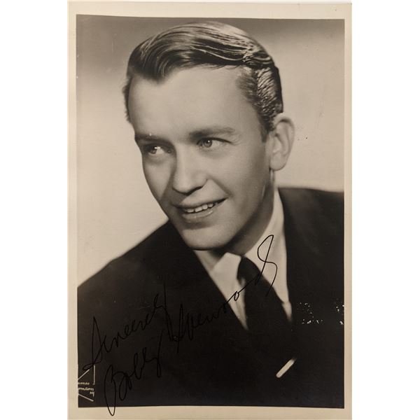 Bobby Sherwood Signed Photo