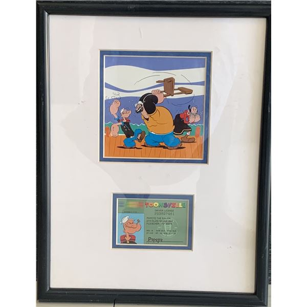 Popeye The Sailor unsigned print