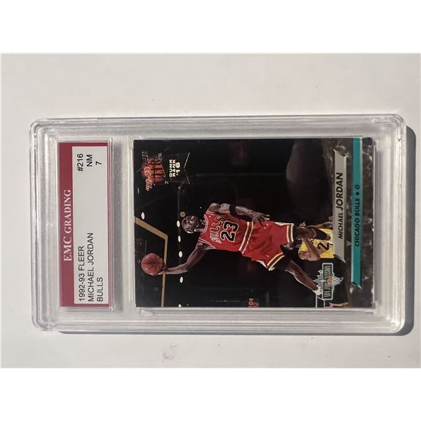 1992-93 Fleer Michael Jordan basketball card