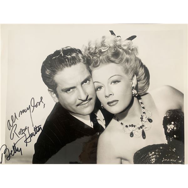 Betty Hutton signed photo