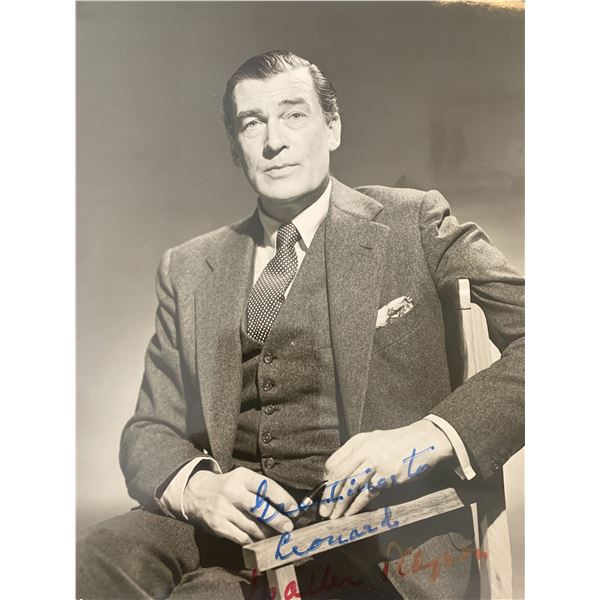 Walter Pidgeon signed photo