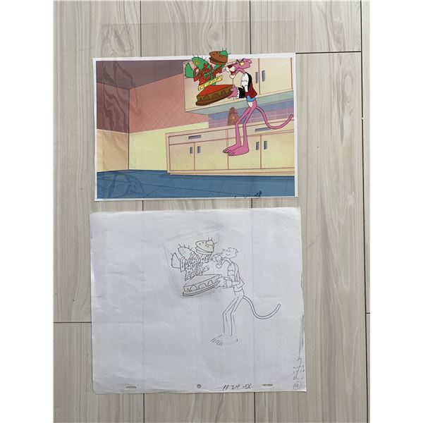 Pink Panther original cel
