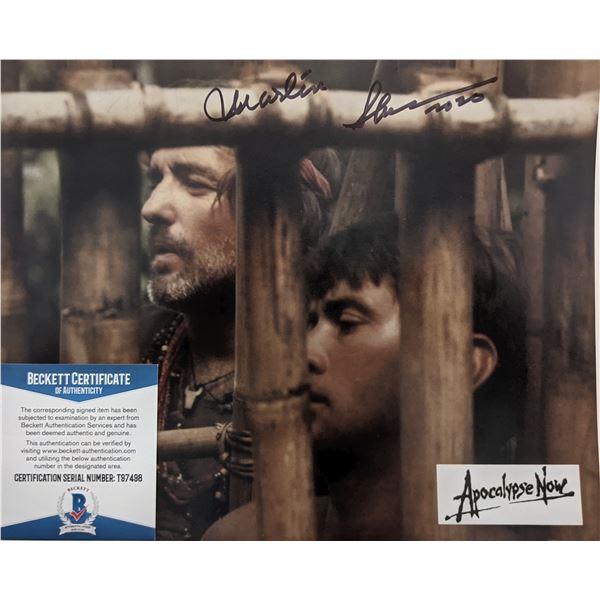 Martin Sheen Apocalypse Now Signed Photo - Beckett Authenticated