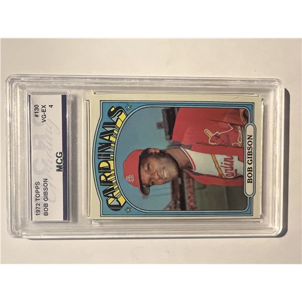 1972 Topps Bob Gibson baseball card