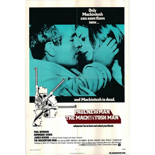 The Mackintosh Man Original 1973 Vintage One Sheet Poster