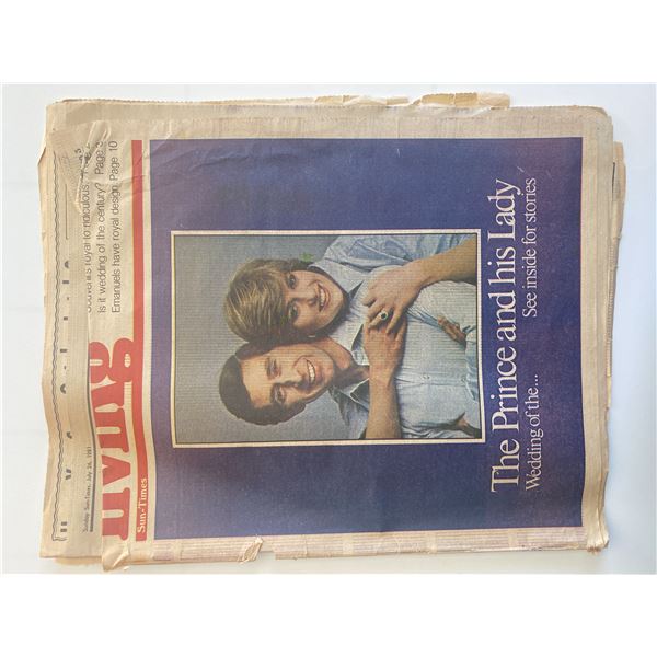 Chicago Living Sun-Times Original 1981 Vintage Newspaper