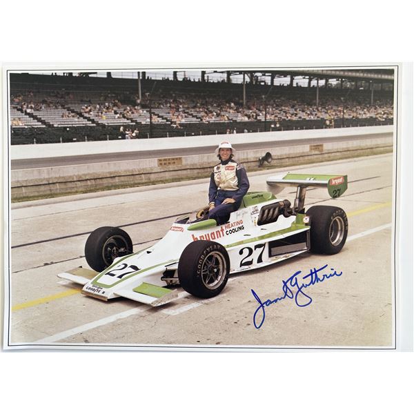 Race Car Driver Janet Guthrie signed photo