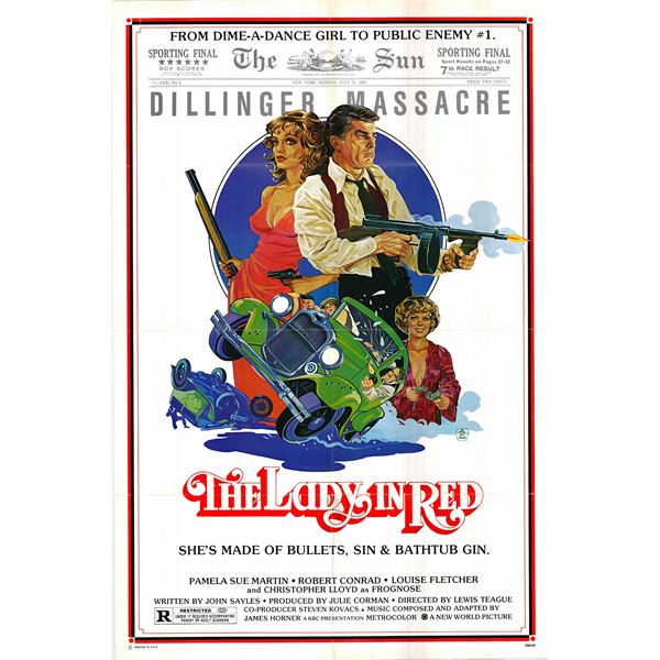 The Lady in Red Original 1979 Vintage One Sheet Poster