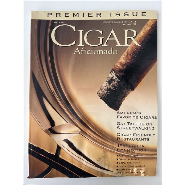 Cigar Aficionado 1st ever edition