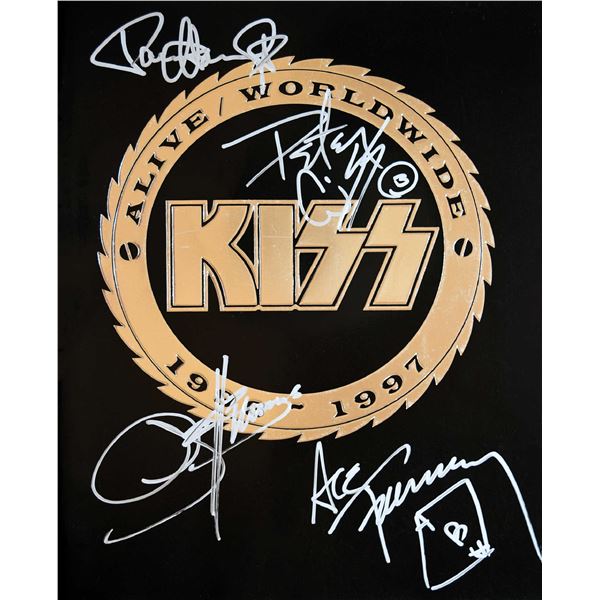 Kiss band signed Tour Book