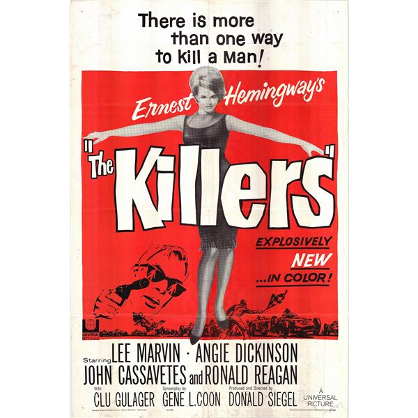 The Killers Original 1964 Vintage One Sheet Poster
